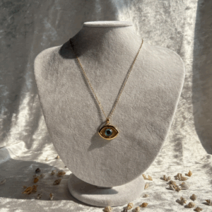 Nazar Göz Figürlü Gold Kolye