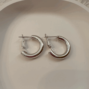 Küçük Halka Silver Küpe
